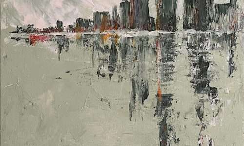 Approaching-acrylic-painting-by-Tes-Scholtz